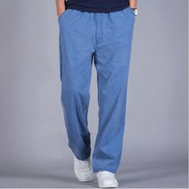 SAMARA 린넨바지 마바지 바지 여름바지 린넨팬츠WXAF 블루 4XL