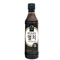 명품 청정원 제주 모슬포 멸치액젓750g 국내산 천일염 2단 여과 담백한 풍미, 3개