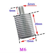 배터리터미널 터미널단자 밧데리단자 자동차 배터리 나사 파일 헤드 M5 M6 대형 스터드 바인딩 포스트 모자, 02 4pcs M6
