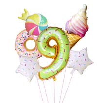 아크릴원통 아크릴 도넛 스탠드 투명 베이글 홀더 디저트 테이블 웨딩 생일 치료 디스플레이 1 개, 30 Balloon 9 6pc