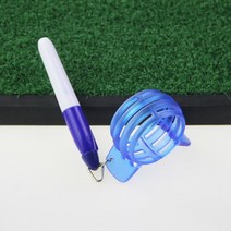 1 세트 3 색 360 도 골프 볼 라이너 마크 클립 펜 플라스틱 골프 공 마커 라인 서랍 템플릿 정렬 Drawig 도, 01 Blue