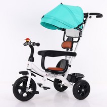 자전거 1-6 세 남아 및 여아 야외 여행 가볍고 편안한 N 핸드 푸시 세발 자전거 자전거 차양 가능, 09 as pictrue 9