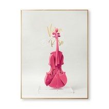 바이올린 음악학원 미술장식 그림 액자 거실 스튜디오, 1, 우드