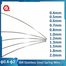 태엽스프링 토션 인장 스프링 1 10 미터 a2 304 스테인레스 스틸 강선 직경 0 4 0 5 0 6 0 7 0 8 1 0 1 2 1 3 1 5 1 8 2 0mm, 0.7mm, 3미터