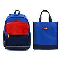 초등 1학년 남자어린이 블럭 책가방 세트 초등남학생