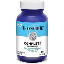 클레어랩스 컴플리트 유산균 250억 60정 2개 배송/ Klaire Labs Ther-Biotic Complete Probiotic 25Bil 60Cap 2pack