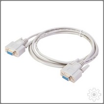 DA-FX 9pin-FF 2m 다모일 크로스 RS232케이블 시리얼통신, 단일 모델명/품번