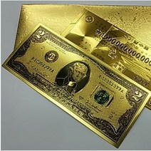 [KT알파쇼핑]금박수표1조원 5만원 2달러 100달러 행운의2달러 복돈, 금박5만원_W5DD2E2