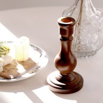 감성 무드 우드촛대 나무캔들홀더 3TYPE