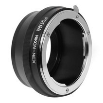 카메라 어댑터링 호환 FOTGA 렌즈 마운트 어댑터 Nikon AI/AI-S F Sony E-마운트 NEX5T/6/7/F3 A6000 A6100 A6300 A6400 A6500, [01] Black