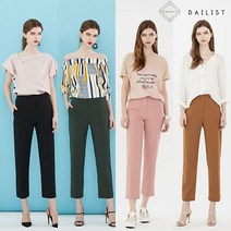 [데일리스트] 트윌조직 밴딩 크롭 팬츠_IDWDLVM4111