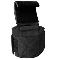 역도 바벨 역도스트랩무게 리프팅 그립 후크 핸드 바 피트니스 손목 스트랩 헤비 듀티 풀 업 파워 패딩 운, 04 Black_02 2pcs