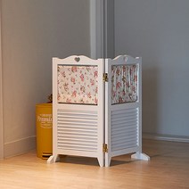까사라움 가리개 칸막이 원목 낮은 미니 타이니 파티션, 갤러리패브릭타이니(화이트)