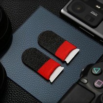 폰프림 게이밍골무 배그 게임용 터치 골무 5세트, 블랙레드