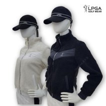 LPGA 골프웨어 여성 겨울 보아 구스 다운 방한 방풍 점퍼 재킷 DW705P
