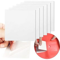 풍선 패치 수리 키트 방수 7피트 x 315인치 롤 TPU 풀 테이프 에어 매트리스용 바운스 하우스 장난감 텐트 수영 링 헤비 듀티, 3.5 X 3.5인치 6팩