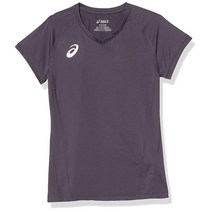 ASICS 여성용 청소년 스핀 서브 배구 저지 반소매, Large, X-Large