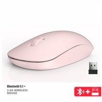 에어 마우스 경량 초경량 무선 USB 컴퓨터 광학 귀여, 없음, 3.Pink