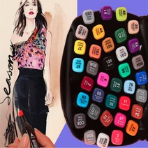 미술 디자인 마카펜 세트 스케치 24색 36색 48색, 마카펜세트(24색)