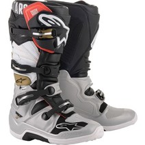 Alpinestars 남성 블랙/실버/화이트/골드 테크 7 부츠 블랙 실버 화이트 골드 사이즈 08 멀티 8 미국 5997730687, 11, Multi