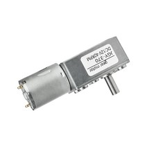 하이보1마력리버스 고출력 jgy 370 자동 잠금 저소음 중공 축 소형 Dc 마이크로 전기 드라이브 웜 기어 모, 06 10_02 12V