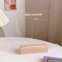 1+1 usb 사각 무드등 받침대, 3개