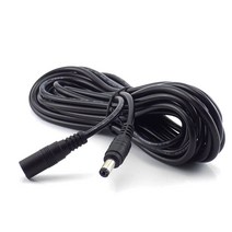 암수 플러그 CCTV DC 전원 케이블 연장 코드 어댑터 카메라 코드용 12V 55mm x 21mm, 5.5m