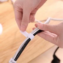 사무실 책상 바닥선정리 diy 케이블타이 1인오피스 기숙사 PC악세사리 쇼핑몰창업, 블랙
