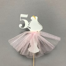 브렌다컴퍼니 브렌다 공주토퍼 케이크토퍼, 1개, 연핑크