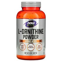 와와마켓 NOW Foods Sports L-Ornithine Powder운동 에너지 보충 아미노산 스포츠 L-오르니틴 파우더 227g 1팩