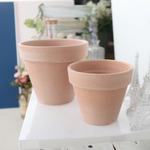 데로마(Deroma) 국민 토분 2종 - 토분 이태리 이탈리아 수입 국내 예쁜 팬션 월동 반려, 17cm