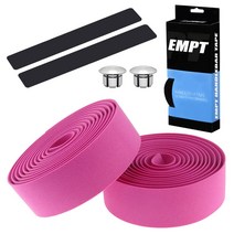 EMPT (이엠 피티) EVA 로드용 바 테이프 ES-JHT020 쿠션 EVA제 바 테이프 로드 피스트 드롭 핸들 바 테이프 ※엔드 캡 엔드 테이프 부속 (복숭아(핑크)), 47 복숭아(핑크), 1개