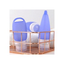 휴대용 실리콘 공병 리필 소분 케이스 튜브 용기, 90ml블루GY000159