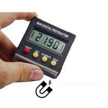 목공용 마그네틱 소형 디지털각도계 경사계 실내건축 수평계 가구만들기