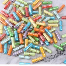 캡슐 편지 100PCS 메시지 사랑 소원 100일 기념일 감성 뽑기, 100pcs B