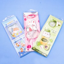 자 세트 4P 자세트 문구용자세트 삼각자 각도기 학용품자 직자 문구세트 학용품세트 신학기 학용품, 학생자 4세트_2.토끼