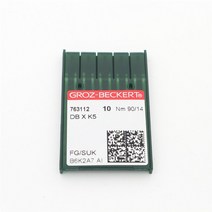 자수 미싱 10pcs 독일 Groz Groz-beckert DB * K5 DBXK5 자수 바늘 65/9 70/10 75/11 80/12 컴퓨터 기계 액, 06 10pcs 90-14