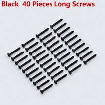 픽시 자전거 프레임 세트 셋 【한국산】 험버커 픽업 마운팅 프레임 나사/링 나사/일렉트릭 기타 용 8 피, 10 Black 40L