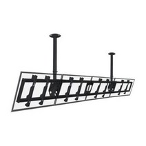 k88E할인3Ys642a N152 LED 천정걸이 브라켓 멀티비젼((블랙)32형4대) 멀티비젼브라켓 팝인팝아웃 멀티비젼 멀티TV브라켓 가성비좋은 TV브라켓 티비거치대 천정형브라켓, 블랙