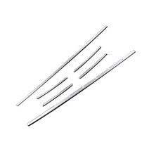 Voxy 80 시리즈 앞 범퍼 하단 트림 안개등 스팽글 스테인레스 스틸 2014-2021 년형, 01 1set 6pc