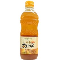 라온현미유(500mlX5개)/국내산미강유/세림
