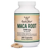 Double Wood Maca Root Capsules 더블 우드 마카 루트 캡슐 블랙+옐로+레드 마카 파우더 300정