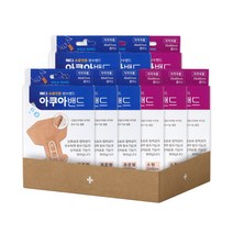 메디코리아 기능성 아쿠아손끝밴드 기획세트 표준 6매 x 5개 + 소형 8매 x 4개, 아쿠아손끝밴드 표준+소형 기획세트