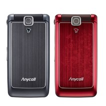 삼성 잇스타일폰 SCH-W860 알뜰폰 선불폰 효도폰 학생폰 공기계 SKT 3G 폴더폰, 레드(중고), 레드