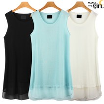 마마걸 솔리드쉬폰 나시