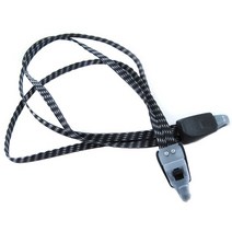 자전거트롤리 토픽트레일러 수하물 랙 캐리어 탄성 밴드 화물 랙 묶인 끈 로프 밴드 후크, 검은색