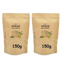 프로바이오틱스 녹차 유산균 분말 150g X 2봉 장에 좋은 프락토올리고당 장내 유익균 비피더스 람노스 김치 유산균 락토바실러스 플란타럼 녹차추출분말 엽산 비오틴 판토텐산칼슘 함유
