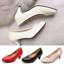 HKT955915에나멜 여성구두 하이힐 면접 6.0cm 펌프스