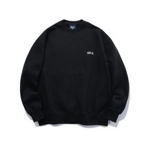 (국내매장 정품) YALE (23SS) ONEMILE WEAR SMALL ARCH CREWNECK BLACK