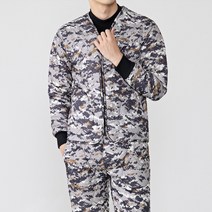 스타일에스 남자 빅사이즈 브이넥 집업 깔깔이 겨울 누빔 패딩 점퍼